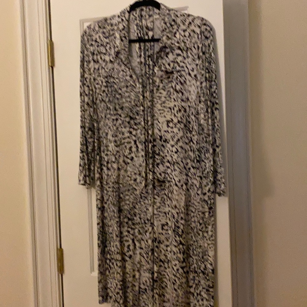 Light weight shirt dress with sash